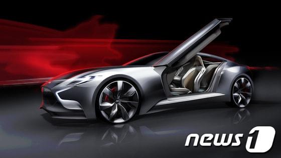 본문 이미지 - 현대차, 스포츠 쿠페 콘셉트카 'HND-9'(사진제공=현대자동차)© News1