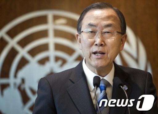 본문 이미지 - 반기문 유엔 사무총장. © AFP=News1