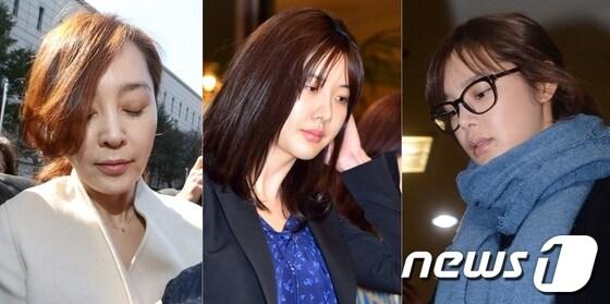 본문 이미지 - 배우 이승연, 장미인애, 박시연(왼쪽부터). © News1 