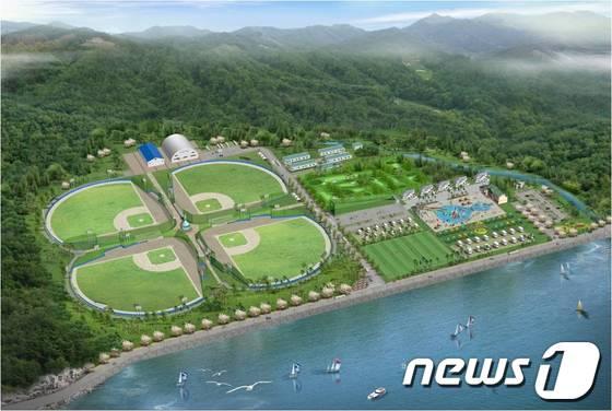 본문 이미지 - 강진 베이스볼파크 조감도 © News1 