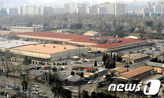 본문 이미지 - 서울 용산 주한미군기지. © News1   박정호 기자