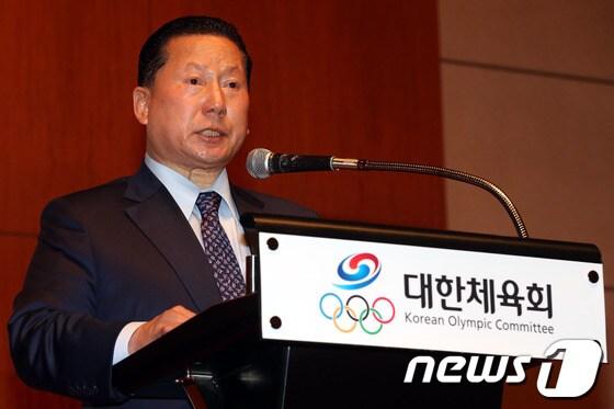 본문 이미지 - 김정행 대한체육회장.© News1   이광호 기자