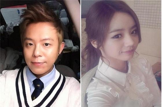 본문 이미지 - 토니안(왼쪽)과 혜리 트위터.© News1  