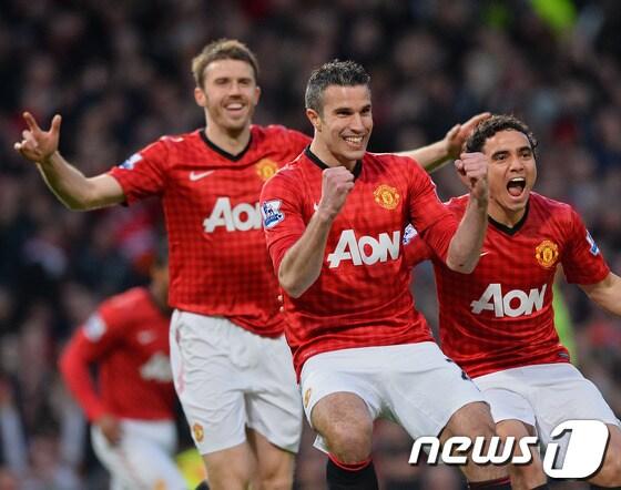 본문 이미지 - 잉글랜드 프로축구 20번째 우승을 달성한 맨체스터 유나이티드.© AFP=News1  