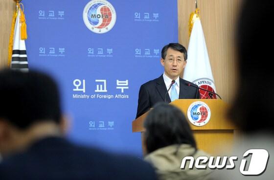 본문 이미지 - 조태영 외교부 대변인 2013.4.24/뉴스1 © News1 박정호 기자