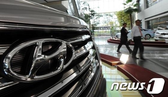 본문 이미지 - 양재동 현대자동차 본사 로비 2013.4.25/뉴스1 © News1   손형주 기자
