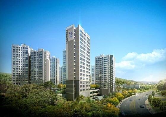 본문 이미지 - 신별내 퇴계원 어울림의 조감도. (금호건설 제공) © News1  