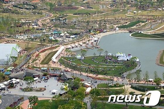 본문 이미지 -                                                                             2013순천만 국제정원박람회 전경.2013.05.20© News1  서순규기자