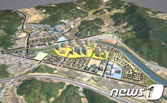 본문 이미지 - 이천 마장택지개발 보상 조감도=이천시© News1  