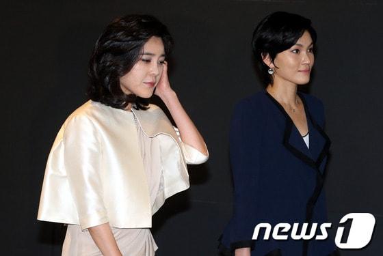 본문 이미지 - 이부진 호텔신라 사장&#40;왼쪽&#41;과 이서현 제일모직 부사장&#40;오른쪽&#41;/뉴스1 © News1   이광호 기자