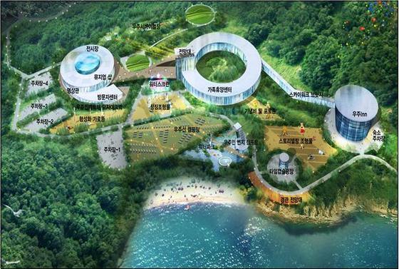 본문 이미지 - 전남 고흥에 들어서는 우주랜드의 조감도. (국토교통부 제공) © News1  