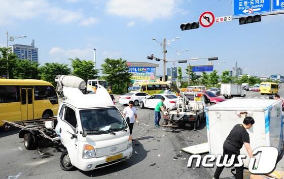 본문 이미지 - 전북 전주시 효자동 마전다리 교차로 /뉴스1 DB © News1 김대웅 기자