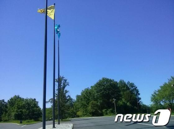 본문 이미지 - 미 뉴저지주 머크 본사 입구 © News1 고현석기자 