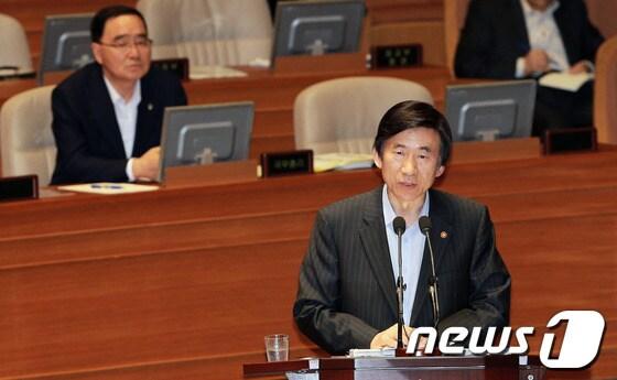 본문 이미지 - 윤병세 외교부장관.2013.6.11/뉴스1 © News1 오대일 기자