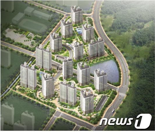 본문 이미지 - 창원시 북면 '에코타운'조감도.(창원시 제공)© News1 