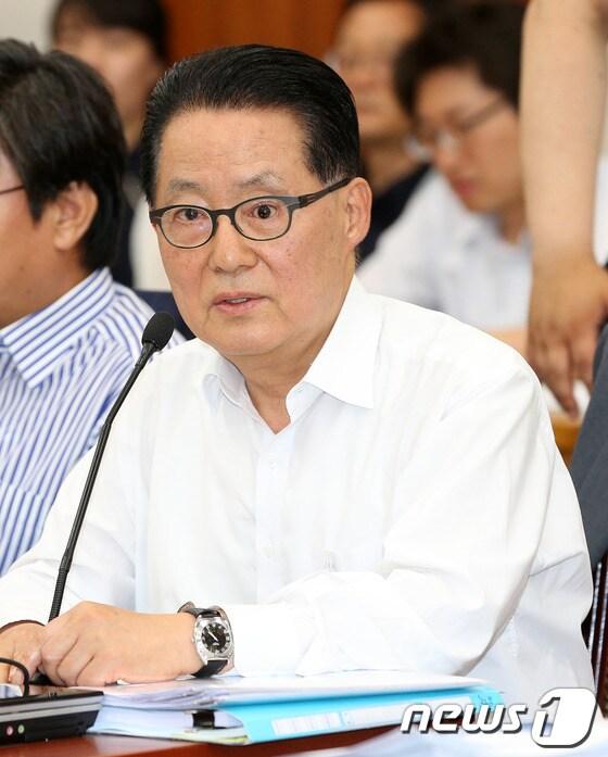 본문 이미지 - 민주당 박지원 의원. 2013.6.20/뉴스1 © News1 오대일 기자