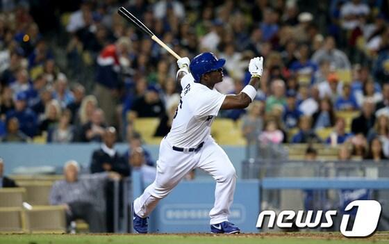 본문 이미지 - 야시엘 푸이그.© AFP=News1