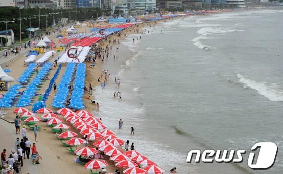 본문 이미지 - 해운대해수욕장. <자료사진> 2013.7.14/뉴스1 © News1 전혜원 기자