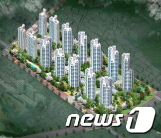 본문 이미지 - 전주물왕멀구역 주택재개발 정비사업 조감도© News1 