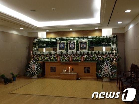 본문 이미지 - 노량진 배수지 수몰사고 희생자들의 시신이 안치된 고대구로병원 장례식장. © News1 권혜정기자