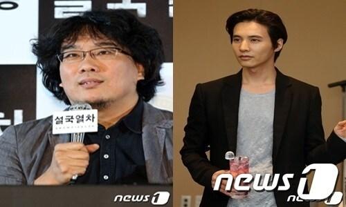 본문 이미지 - 봉준호&#40;왼쪽&#41;와 원빈. © News1 