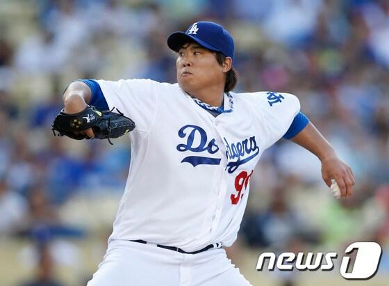 본문 이미지 - LA 다저스의 류현진(27)./뉴스1 © News1   