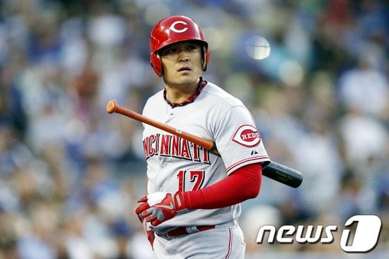 본문 이미지 - '추추트레인' 추신수(신시내티 레즈)2013.7.28 액션이미지스/뉴스1 © News1   