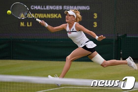 본문 이미지 - 폴란드의 테니스 스타 아그니에스카 라드반스카. © News1