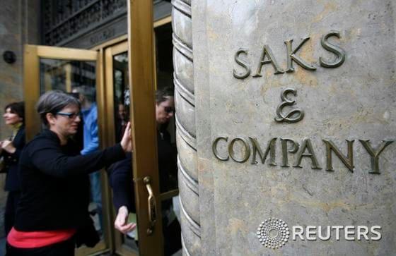 본문 이미지 - 삭스 피프스 애비뉴 백화점. © 로이터=뉴스1 