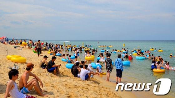 본문 이미지 - 강릉 경포대 해수욕장 2013.8.17/뉴스1 © News1 윤창완 기자