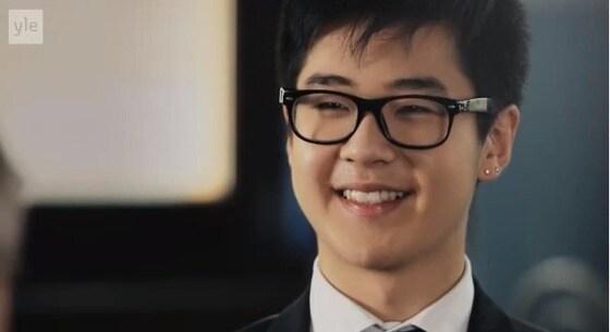 본문 이미지 - 2012년 핀란드 공영 방송사 YLE 인터뷰 당시 김한솔 © News1 