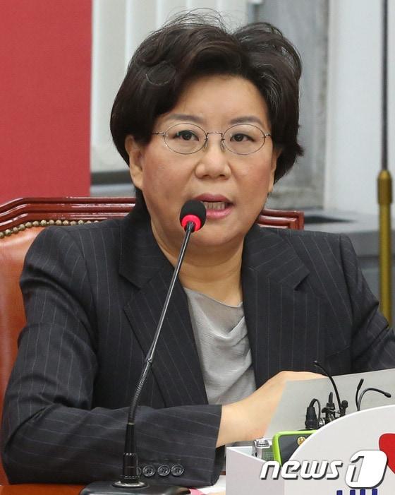 본문 이미지 - 이혜훈 새누리당 최고위원이 12일 오전 서울 여의도 국회에서 열린 최고위원회의에서 발언을 하고 있다. 2013.9.12/뉴스1 © News1 송원영 기자