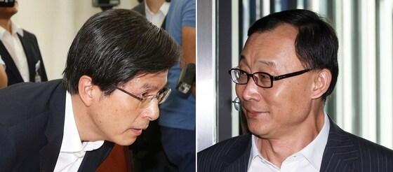 본문 이미지 -  황교안 법무부 장관&#40;왼쪽&#41;과 채동욱 검찰총장. /뉴스1 © News1 김학진 기자