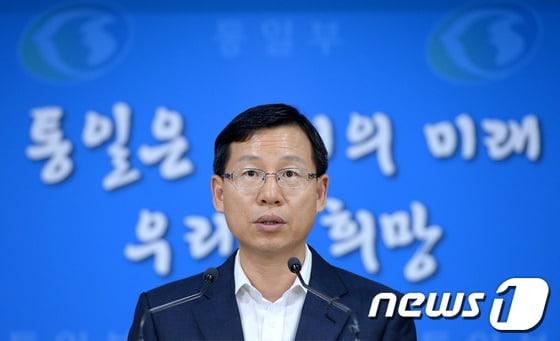 본문 이미지 -                                                 김의도 통일부 대변인.  2013.9.23/뉴스1 © News1 박세연 기자