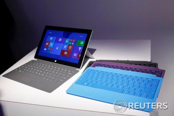 본문 이미지 - 마이크로소프트의 서피스2(Surface2). ©로이터=News1   