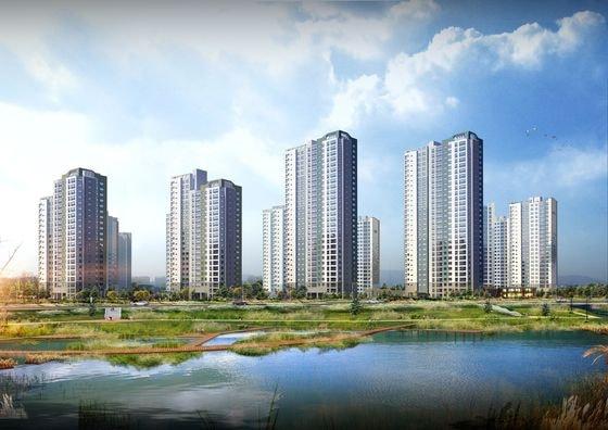 본문 이미지 - '미사강변 푸르지오' /사진제공=대우건설© News1  