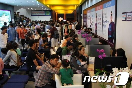 본문 이미지 - '동탄2신도시 반도유보라 아이비파크 2.0'의 모델하우스 내부© News1  