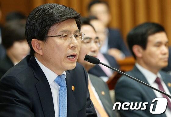 본문 이미지 - 황교안 법무부 장관. © News1 오대일 기자