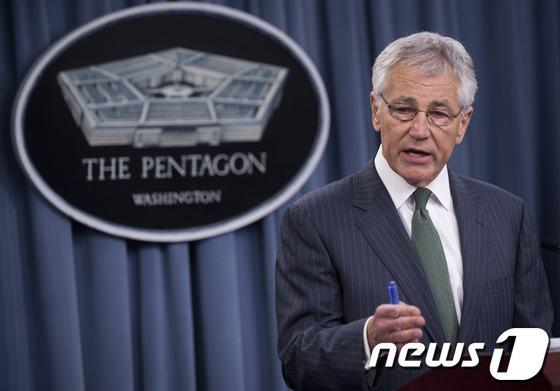 본문 이미지 - 척 헤이글 미 국방장관© AFP=News1
