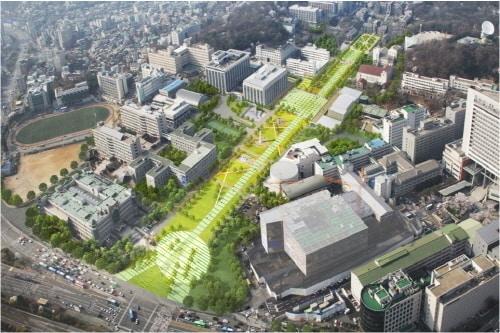 본문 이미지 - 연세대 &#39;백양로 재창조 사업&#39; 완공 후 조감도.&#40;연세대 제공&#41; © News1 