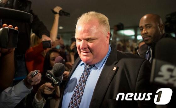 본문 이미지 - 롭 포드 토론토 시장.ⓒ AFP= News1