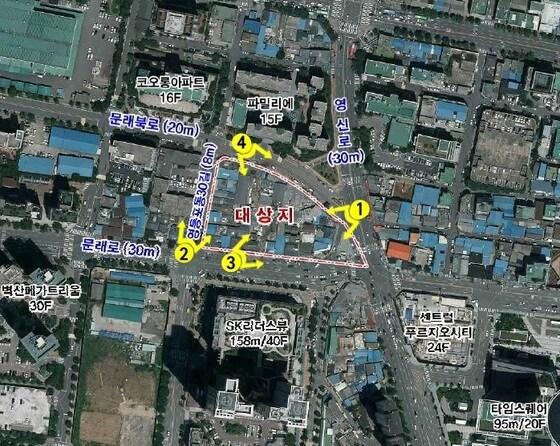 본문 이미지 - 주상복합 아파트와 오피스텔, 근린생활시설이 함께 들어서는 서울 영등포 청과물도매시장 이전 부지/제공=서울시© News1  