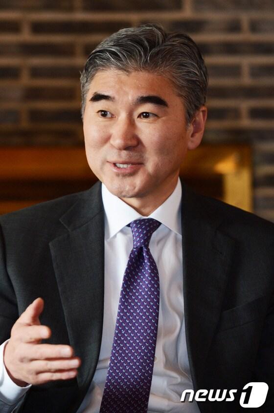 본문 이미지 -  성 김 주한 미국대사© News1   사진공동취재단