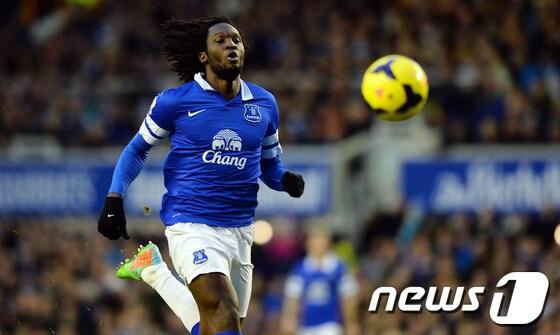 본문 이미지 - 로멜루 루카쿠(21·에버턴). © AFP=News1   