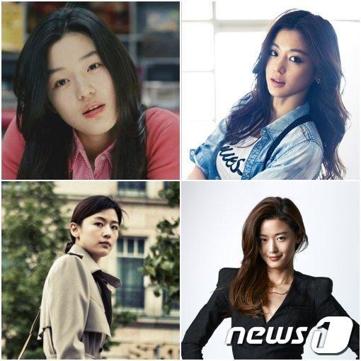 본문 이미지 - 전지현 14년 전과 오늘(온라인 커뮤니티) © News1  