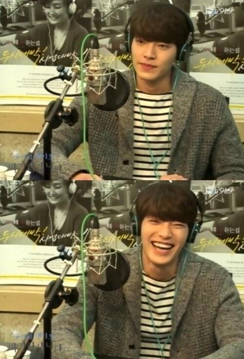 본문 이미지 - 배우 김우빈&#40;MBC FM4U &#39;두시의 데이트 박경림입니다&#39;&#41;. © News1 