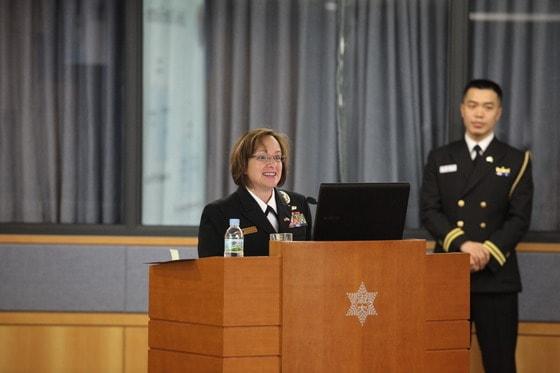 본문 이미지 - 리사 프란케티 주한 미해군사령관.(숙명여대 제공) © News1 