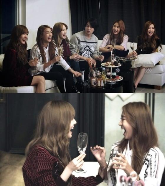 본문 이미지 - &acute;THE 태티서&acute; 태티서가 절친들을 초대해 즐거운 시간을 갖는다. ⓒ News1