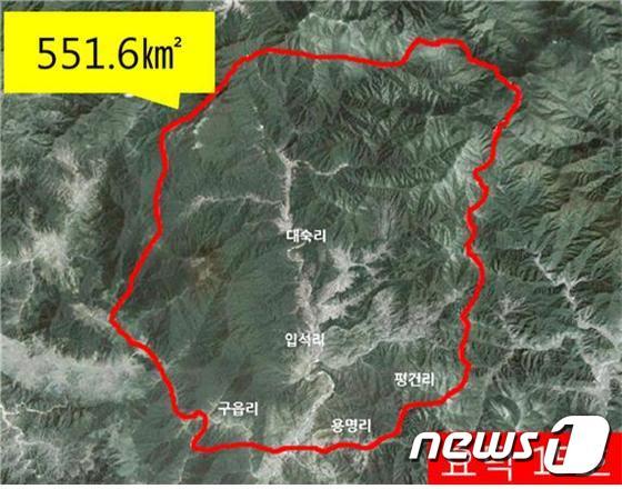 본문 이미지 - 국회 외교통일위원회 윤상현 새누리당 의원이 공개한 북한 요덕 수용소의 위성사진.(윤상현 의원실) 2014.10.08/뉴스1 ⓒ News1 서재준 기자