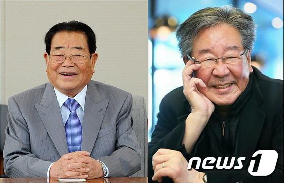 본문 이미지 - MC 송해(왼쪽)씨와 배우 최불암씨. ⓒ News1